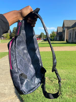 New NoBo crossbody small backpack black