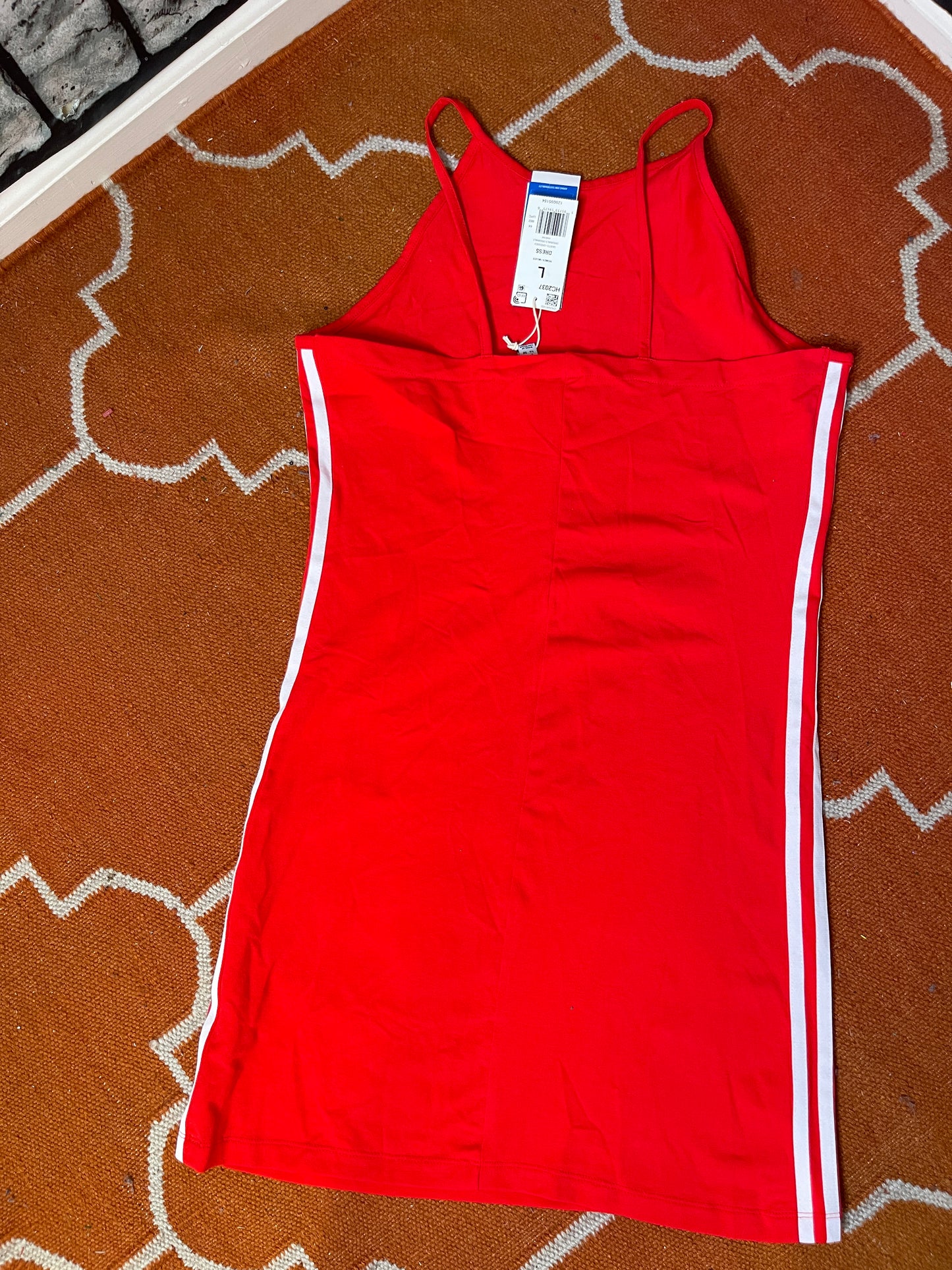 NEW Adidas Red Dress Women sz Large