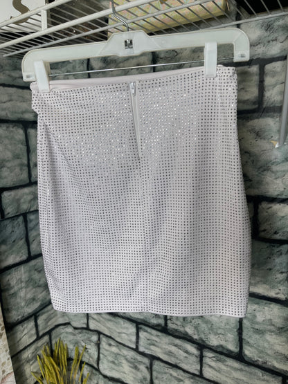 Windor White Rhinestone Women sz Small