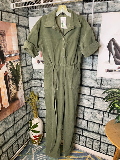 Fashion Nova Green Jumpsuit Women sz Small