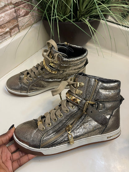 Michael Kors Gold Sneakers Women sz 7
