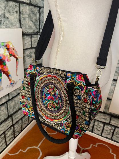 NEW Black Colorful Handbag / Crossbody