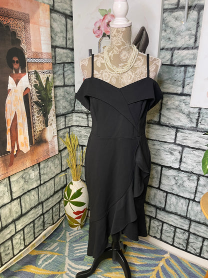 Bebe Black Dress Women sz 12
