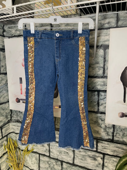 Blue Gold Jeans Girls sz Large (WOULD SAY BEST FITS 4/5)