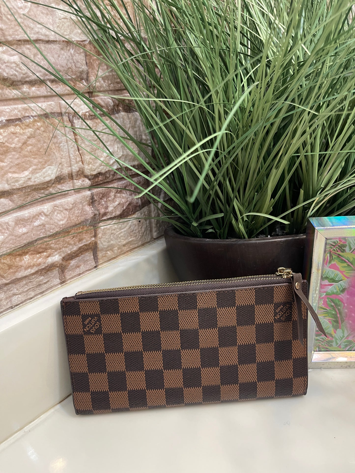 NEW "LV" Brown Fashion Wallet