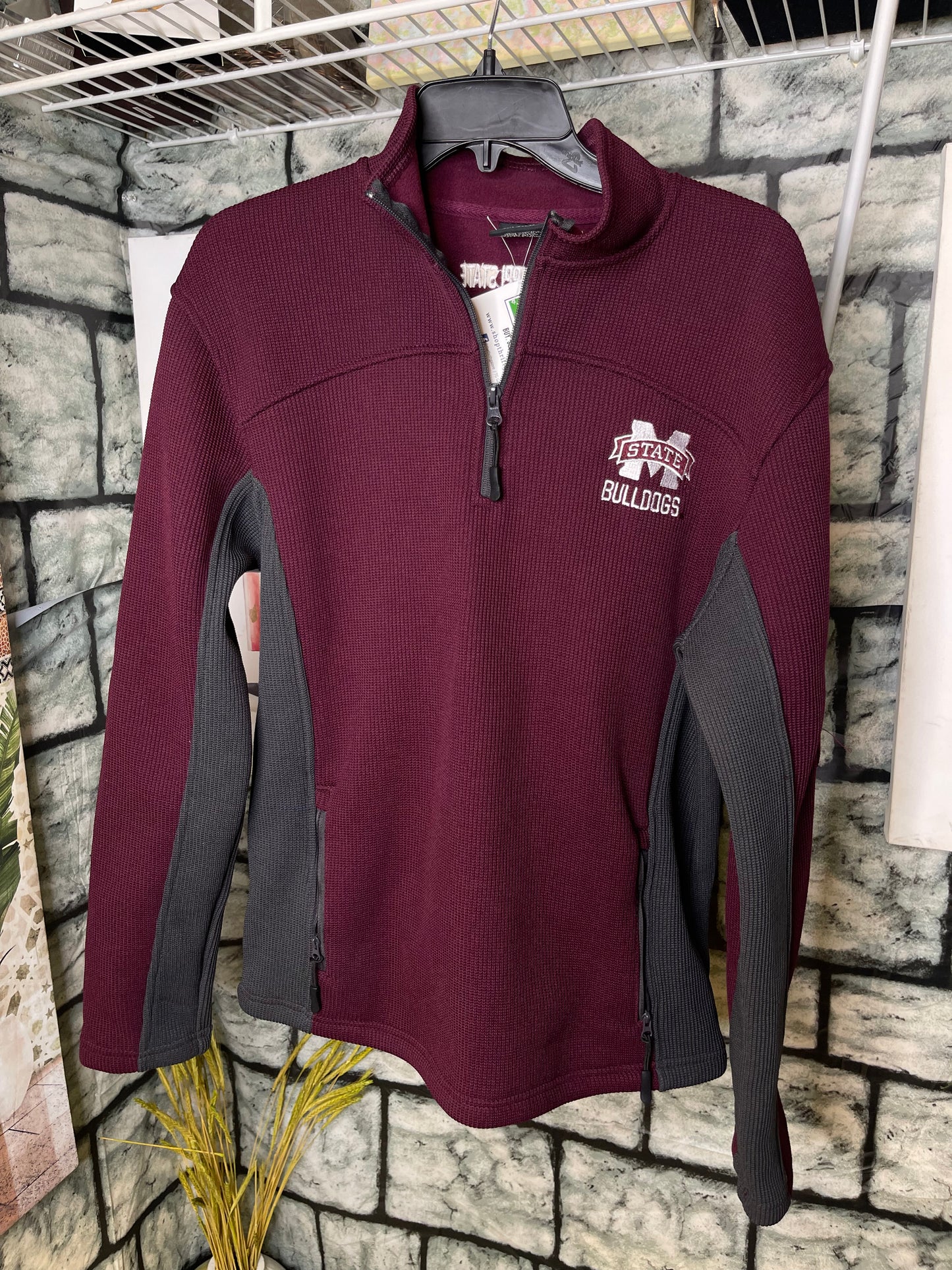 Colosseum "Mississippi State" Burgundy Jacket Men Sz Small