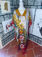 Sante yellow red cover women Sz One Size