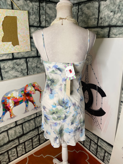 NEW BEC Bridge Blue White Dress Women sz Small