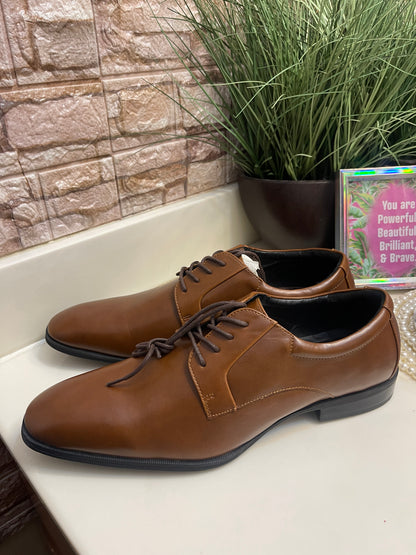 NEW Alfani Brown Dress Shoes Men sz 12