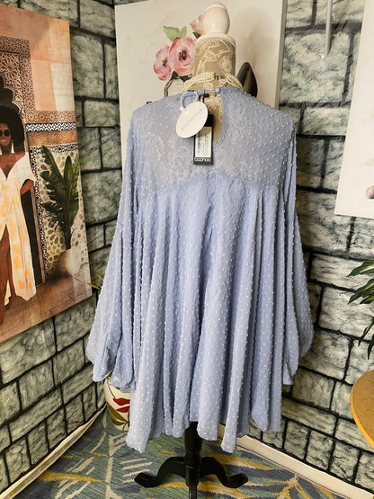 NEW Boohoo Blue Dress Women sz 14