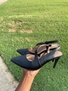 NEW 14th and union black heels women sz 9.5