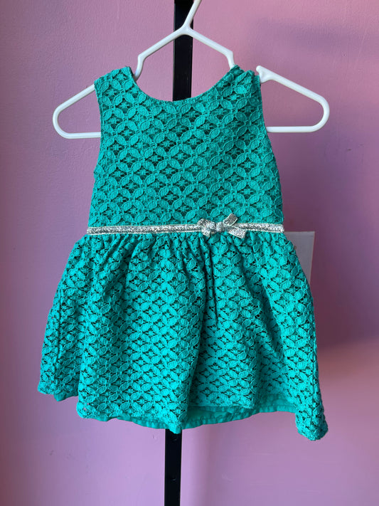 Carter's Green Dress Girls sz 12M