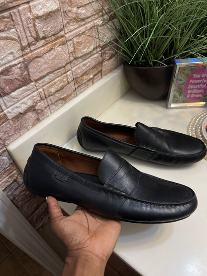 Ralph Lauren Polo Loafers Black Men sz 12