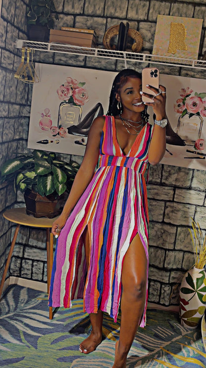NEW Forever 21 Colorful Dress Women sz Small