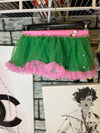 Hello Kitty Pink Green Tutu Skort/Skirt Girl Toddler sz 2T