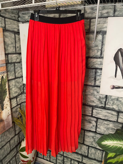 Milky Way Red Skirt Women sz Medium (floor length)