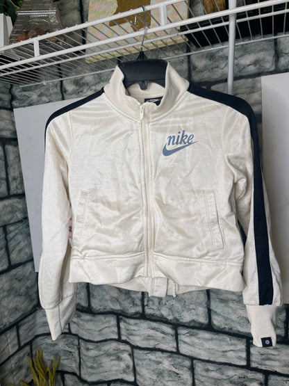 Nike Beige Black Jacket Girls sz Medium