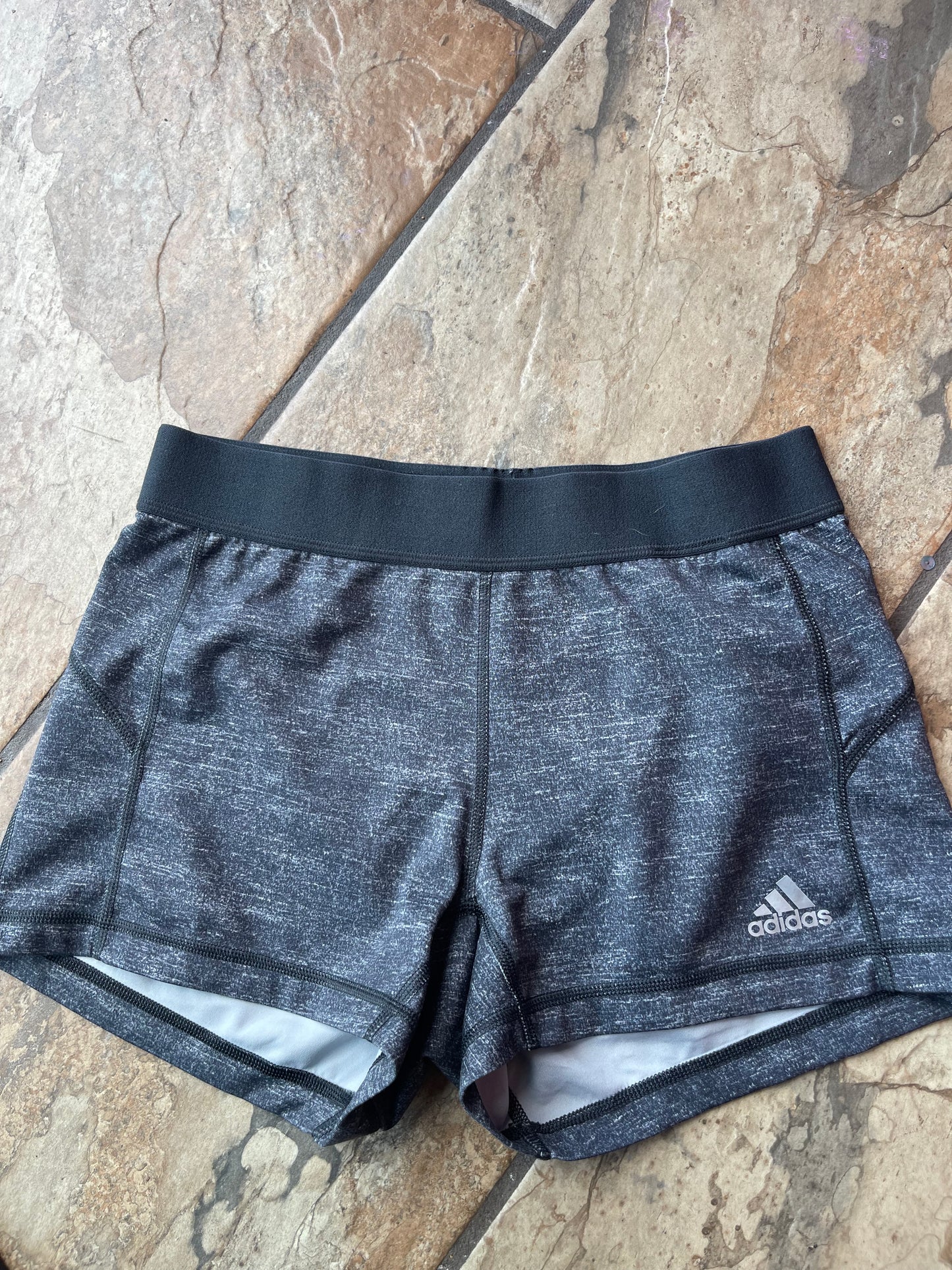 Adidas Gray Tights Shorts Women sz Medium