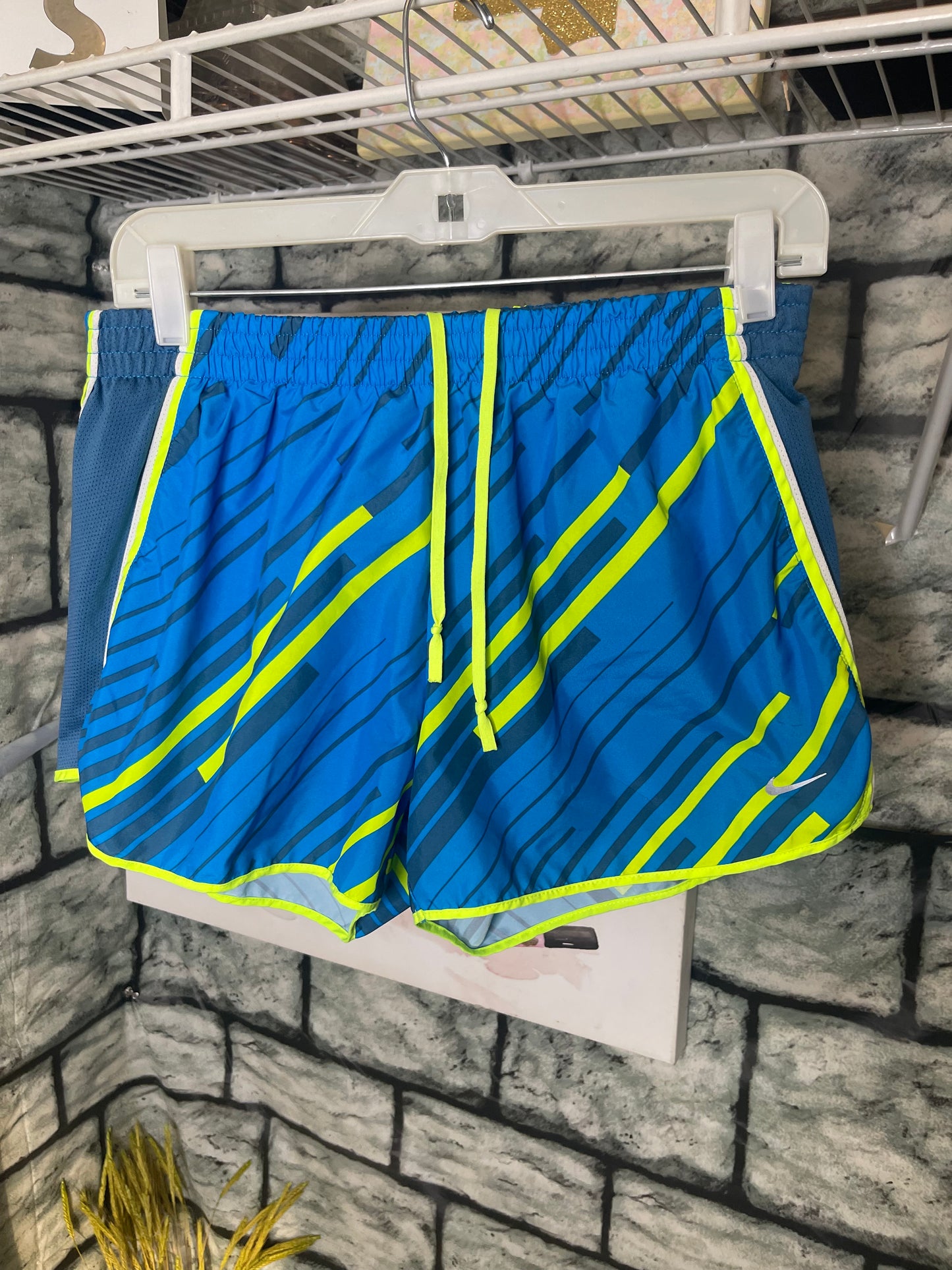 Nike Shorts Blue Green Women sz Large