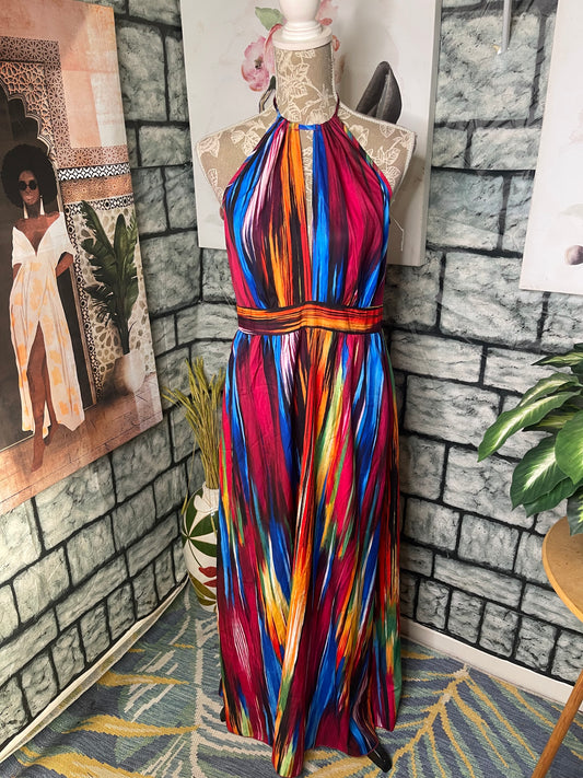 Colorful Dress Women sz 0XL