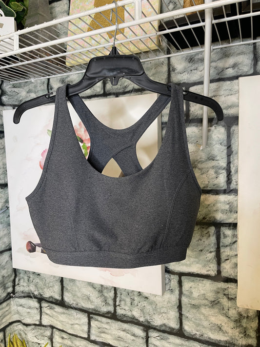 TEK Gear Gray Sports Bra Women sz XL