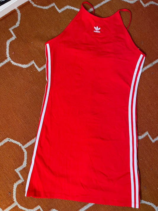 NEW Adidas Red Dress Women sz Large