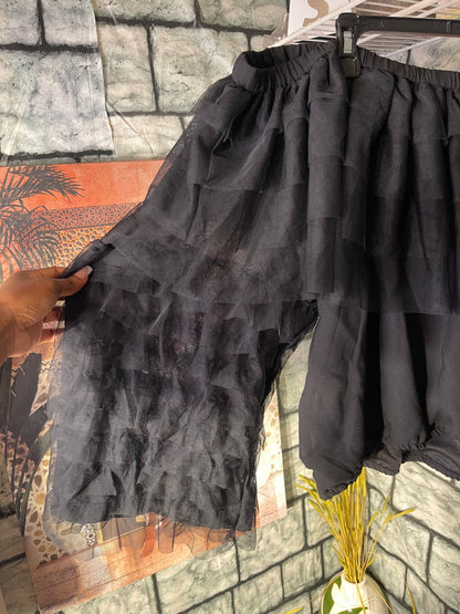 NEW Ashley Stewart Black Blouse Women sz 26/28