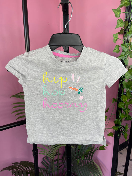 Crown & Ivy Gray Shirt Girls sz 4T