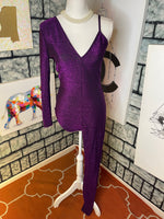 Purple jumpsuit women sz small