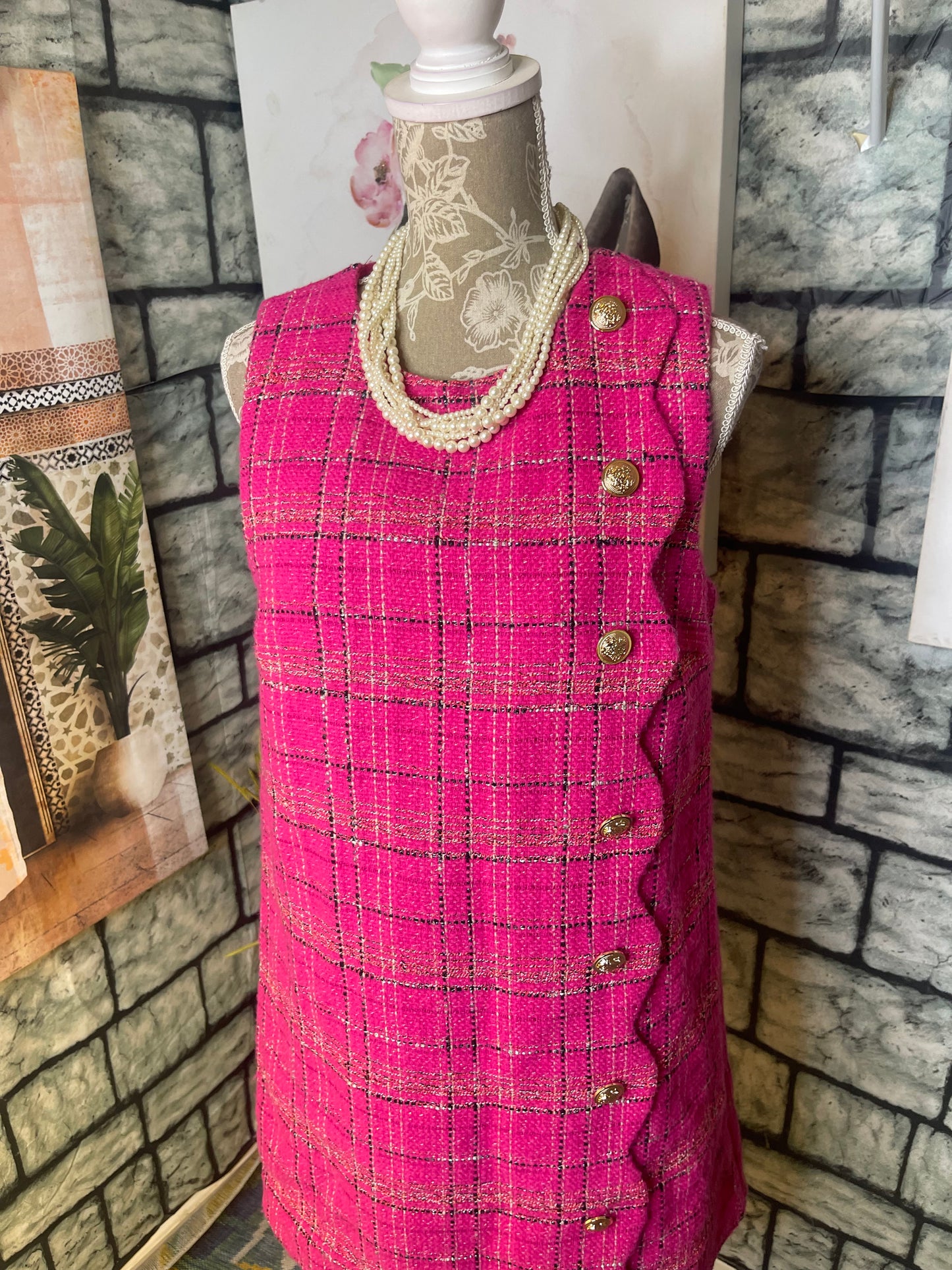 Entro Pink Dress Women sz Medium