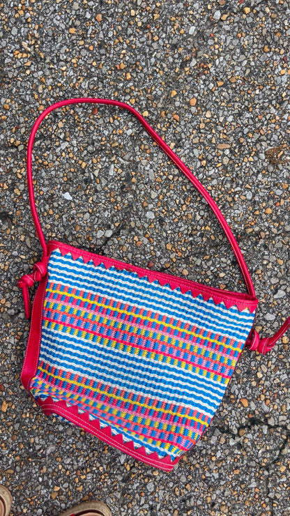 Red Print Handbag