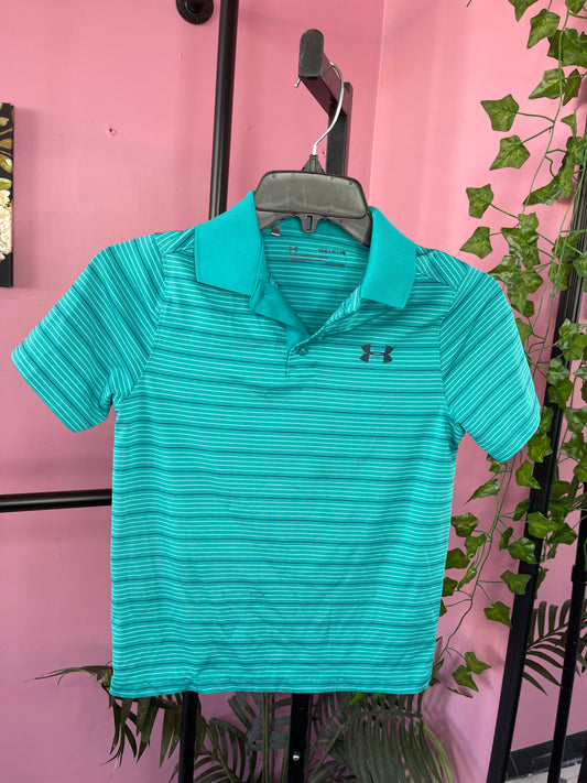 Under Armour Blue Shirt Boys sz Small