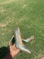 BCBG gold heels women sz 7