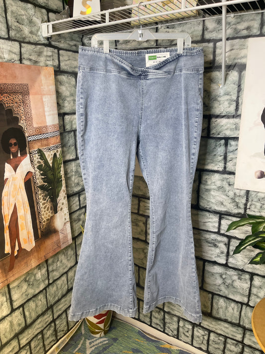 YMI Blue Jean Flare Women sz 2XL
