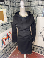 NEW Fanct Qube Black Dress Women sz Medium