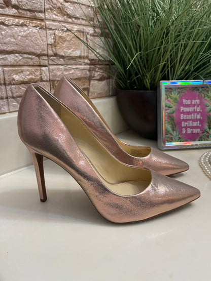 Jessica Simpson Rose Gold Heels Women sz 8.5