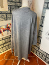Venus Gray Fringe Sweater Women sz Large
