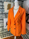 Shein orange blazer women sz 1xl