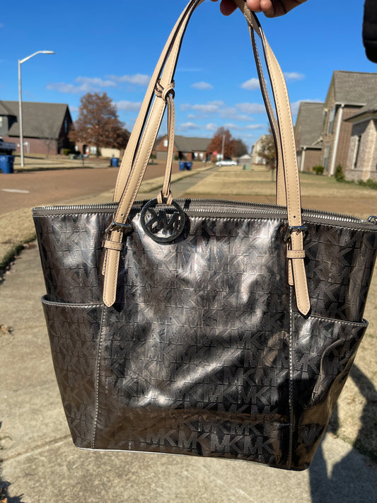 Michael Kors silver handbag