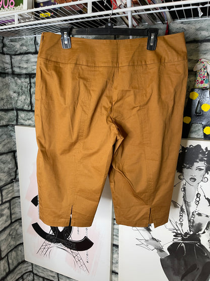 New Direction Tan Casual Pants Women sz 14