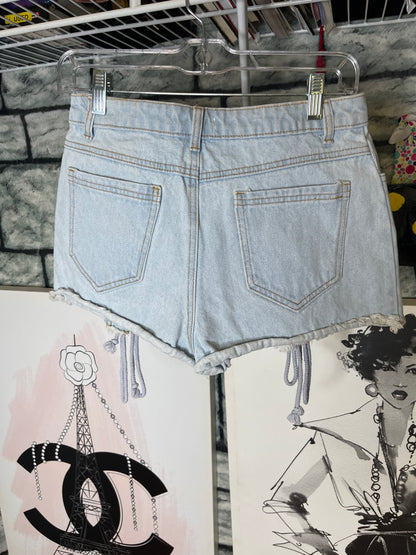 Honey Belle Blue Denim Shorts Women sz Medium