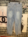 Shein blue denim jeans women sz large