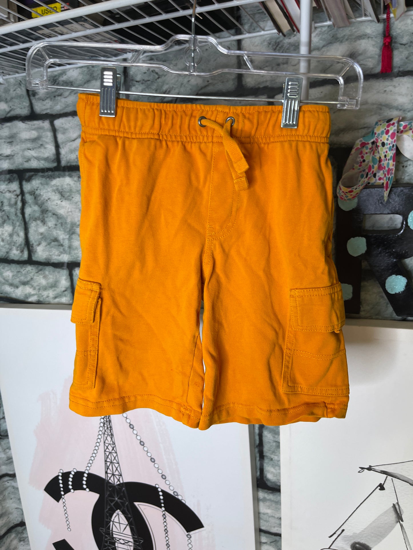 Gymboree Orange Shorts boys sz 6