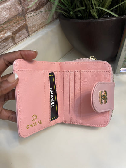 NEW "CC" Wallet Pink Small