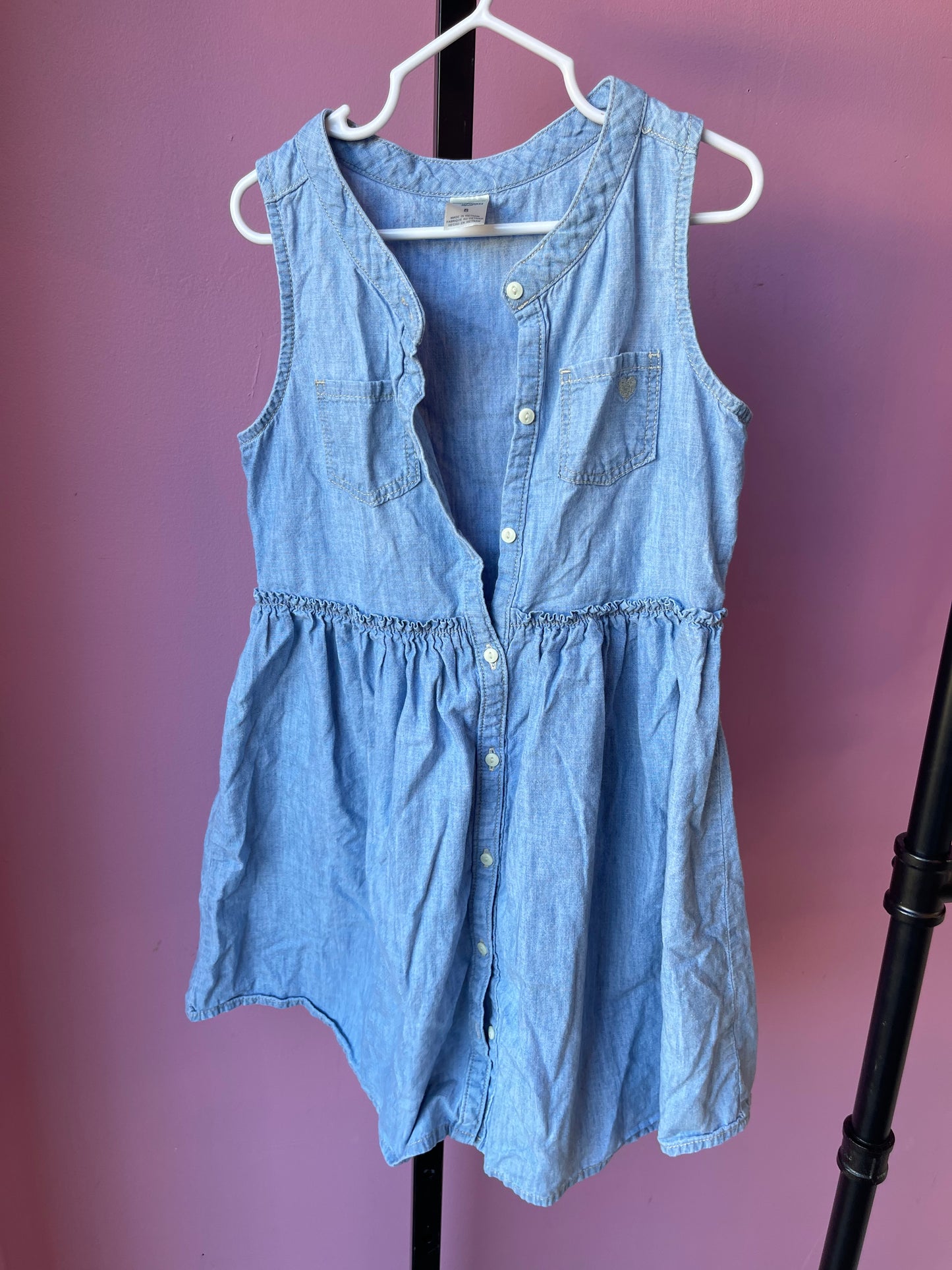 Oshkosh Blue Dress Girls sz 8