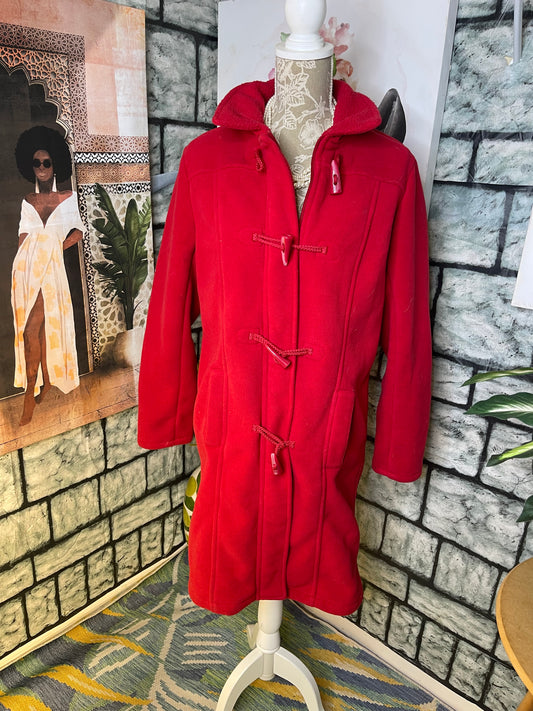 D& Co Red Coat Women sz Small