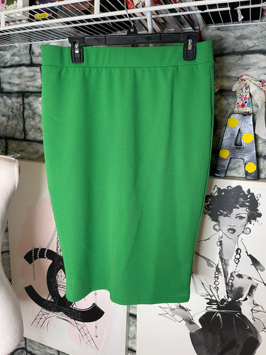 Shein Green Skirt Women sz 0XL