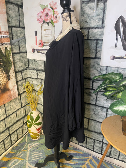 Old Navy Black Blouse Women sz 4XL