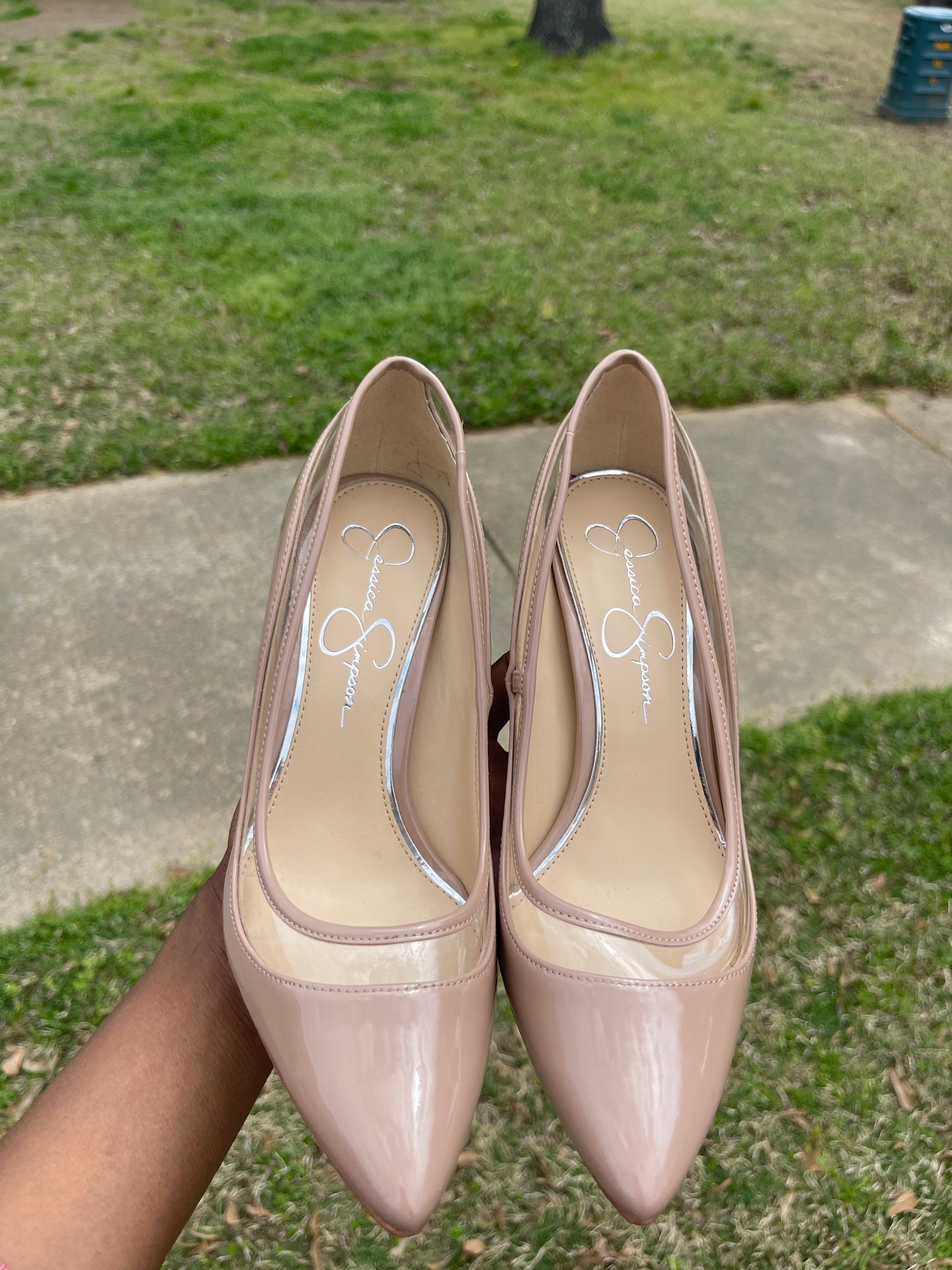 Jessica Simpson Nude Heels Women sz 7.5