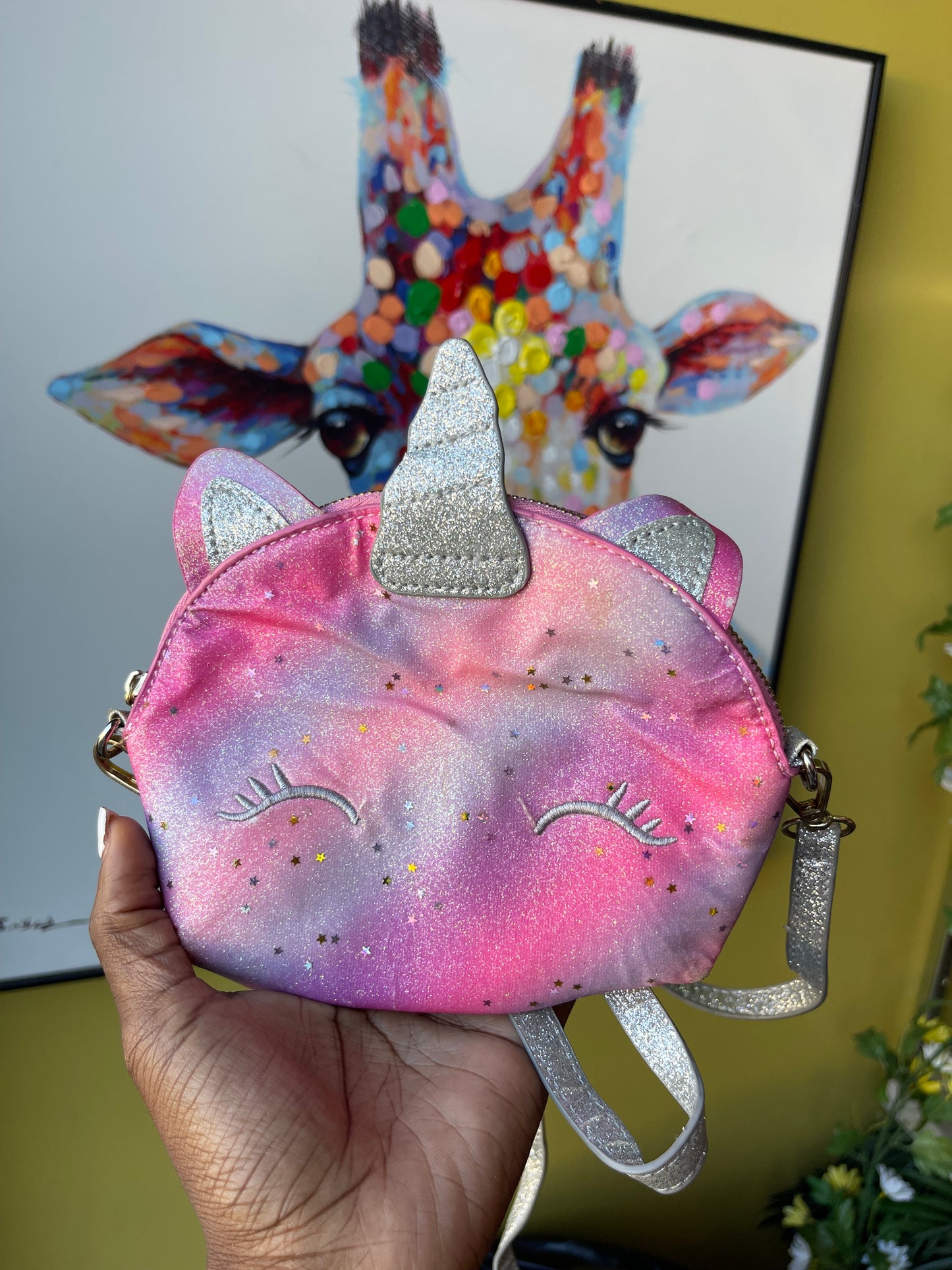 Unicorn Crossbody Pink Girls